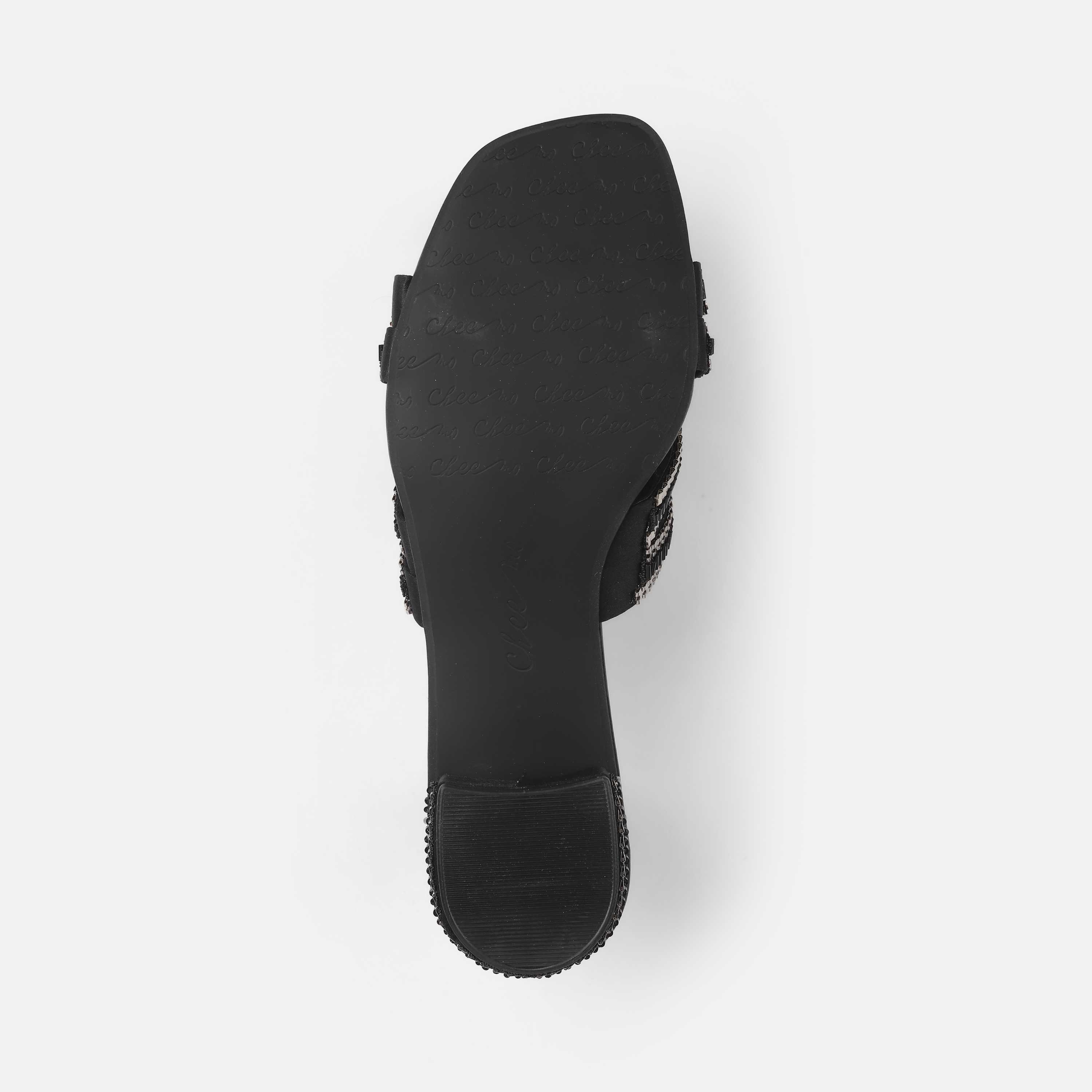 Cheemo Women Black Casual Slip Ons (SKU: 92-198-11-38)