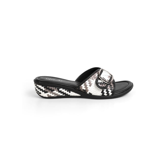 Cheemo Women Black Casual Slip Ons (SKU: 92-200-11-37)