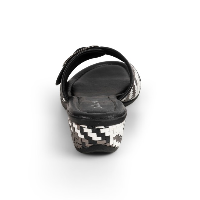 Cheemo Women Black Casual Slip Ons (SKU: 92-200-11-37)