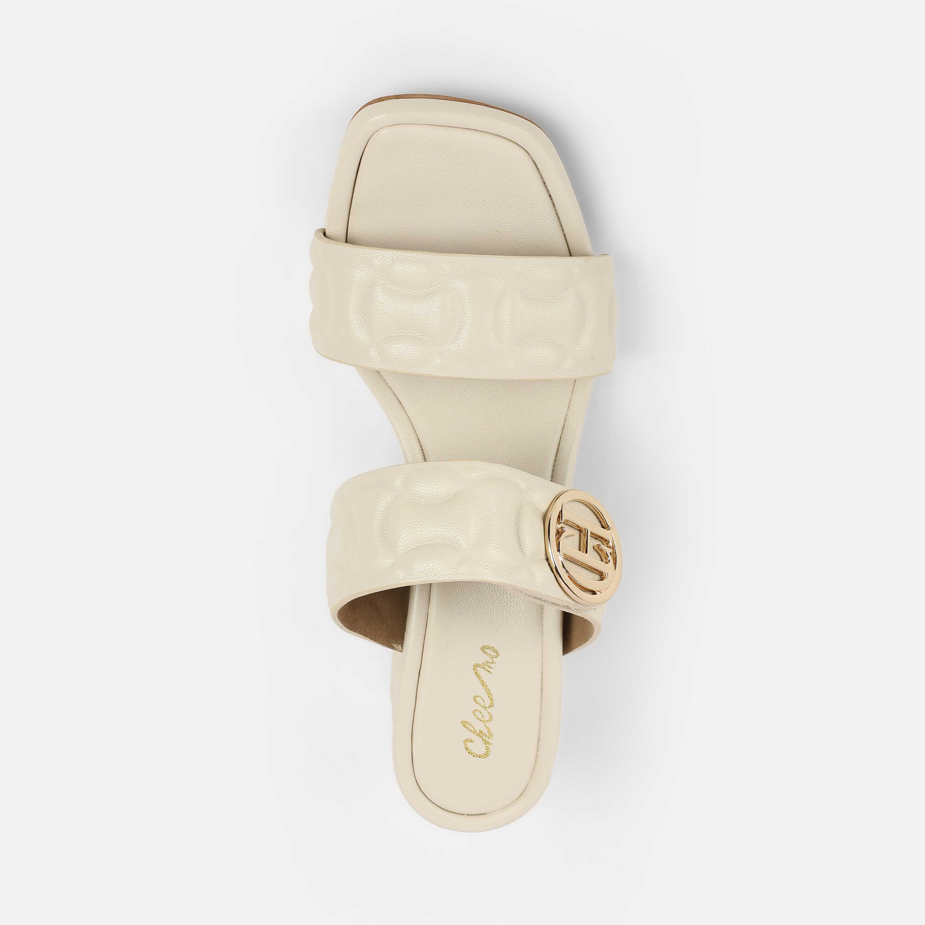 Cheemo Women Beige Casual Slip Ons (SKU: 92-209-20-38)