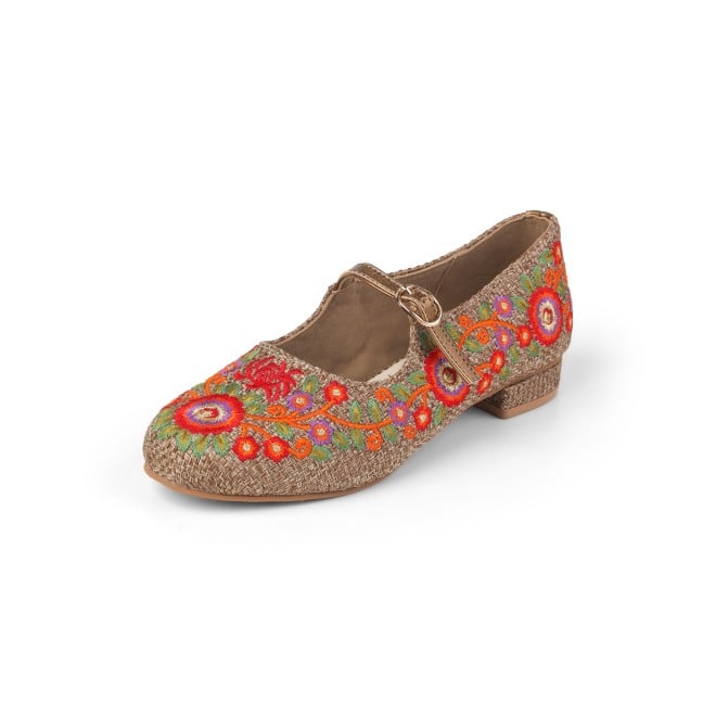Cheemo Women Antic-gold Casual Ballerinas (SKU: 92-213-28-37)