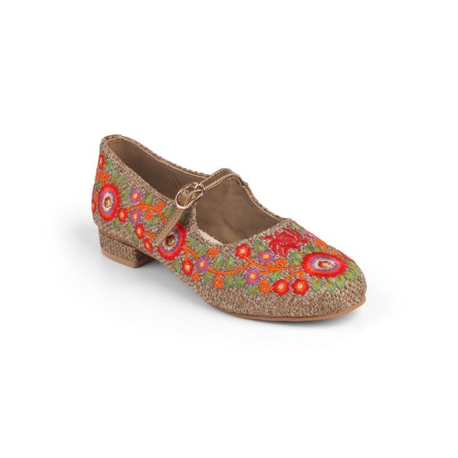 Cheemo Women Antic-gold Casual Ballerinas (SKU: 92-213-28-37)