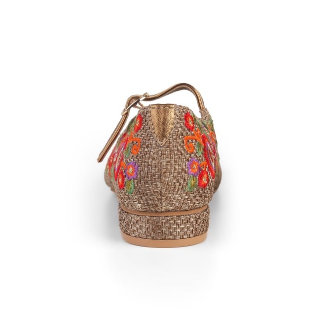 Cheemo Women Antic-gold Casual Ballerinas (SKU: 92-213-28-37)
