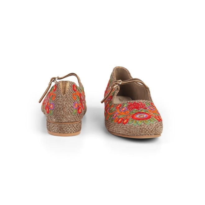 Cheemo Women Antic-gold Casual Ballerinas (SKU: 92-213-28-37)
