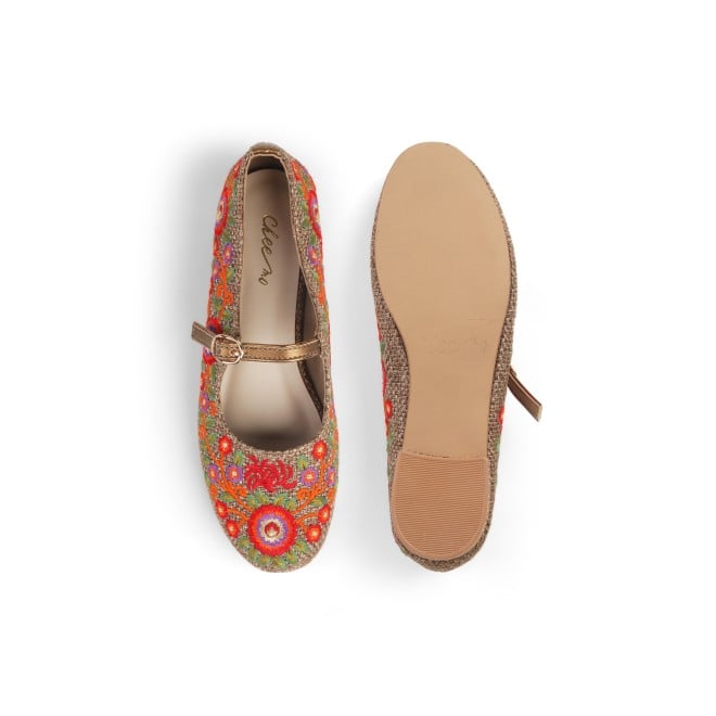 Cheemo Women Antic-gold Casual Ballerinas (SKU: 92-213-28-37)