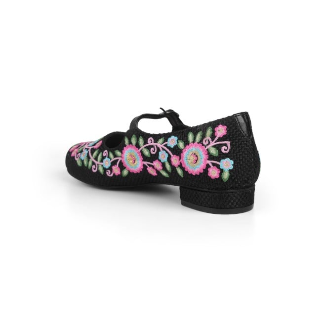 Cheemo Women Black Casual Ballerinas (SKU: 92-213-11-37)