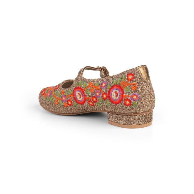 Cheemo Women Antic-gold Casual Ballerinas (SKU: 92-213-28-37)