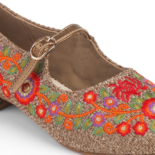 Cheemo Women Antic-gold Casual Ballerinas (SKU: 92-213-28-37)