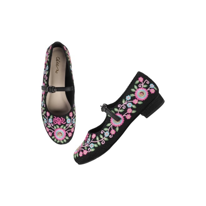 Cheemo Women Black Casual Ballerinas (SKU: 92-213-11-37)