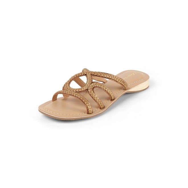 Cheemo Women Bronze Casual Slip Ons (SKU: 92-225-46-36)