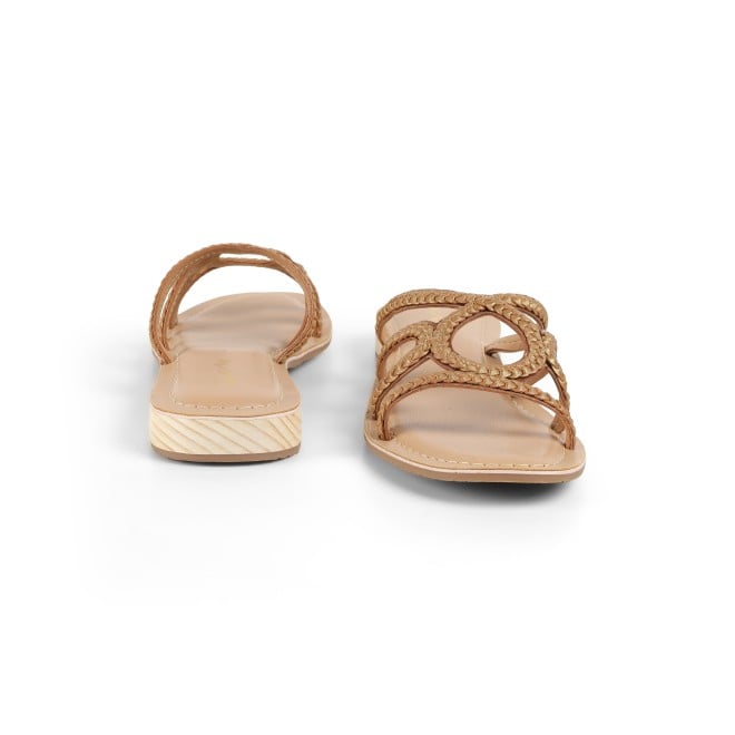 Cheemo Women Bronze Casual Slip Ons (SKU: 92-225-46-36)
