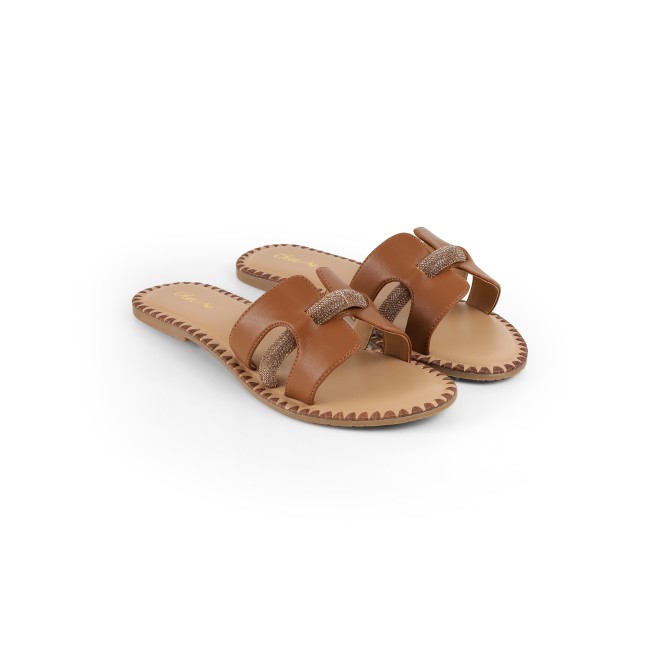 Cheemo Women Antic-gold Casual Slip Ons (SKU: 92-229-28-36)