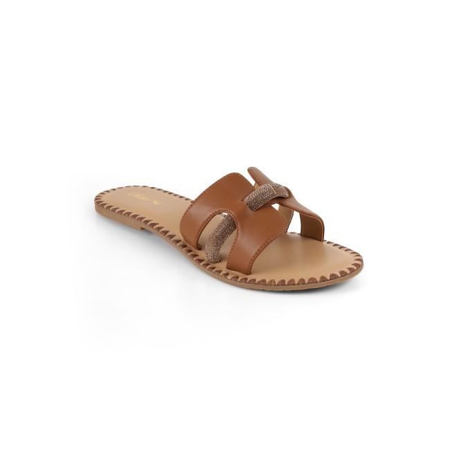 Cheemo Women Antic-gold Casual Slip Ons (SKU: 92-229-28-36)