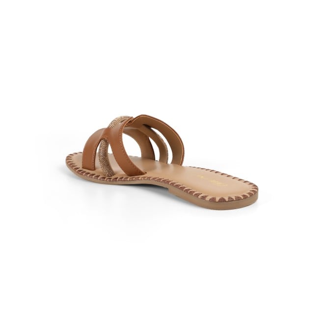 Cheemo Women Antic-gold Casual Slip Ons (SKU: 92-229-28-36)