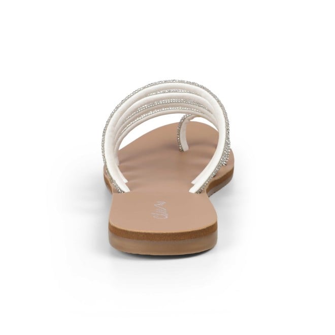 Cheemo Women Silver Casual Slippers (SKU: 92-231L-27-42)