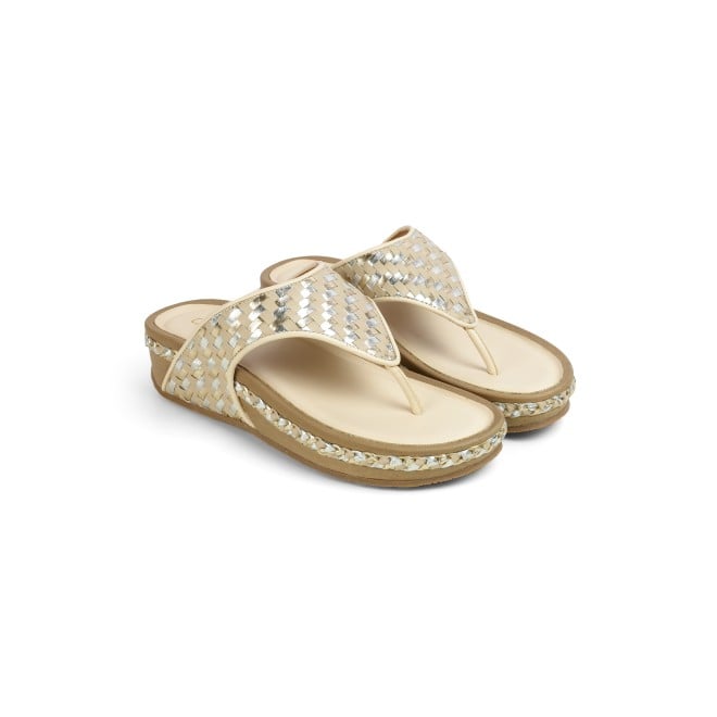 Cheemo Women Beige Casual Slippers (SKU: 92-245-20-37)