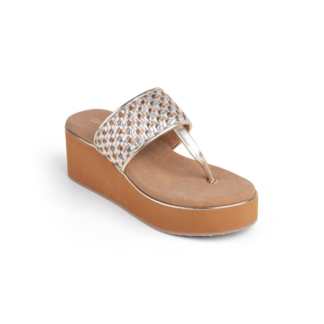 Cheemo Women Antic-gold Casual Slip Ons (SKU: 92-249-28-38)
