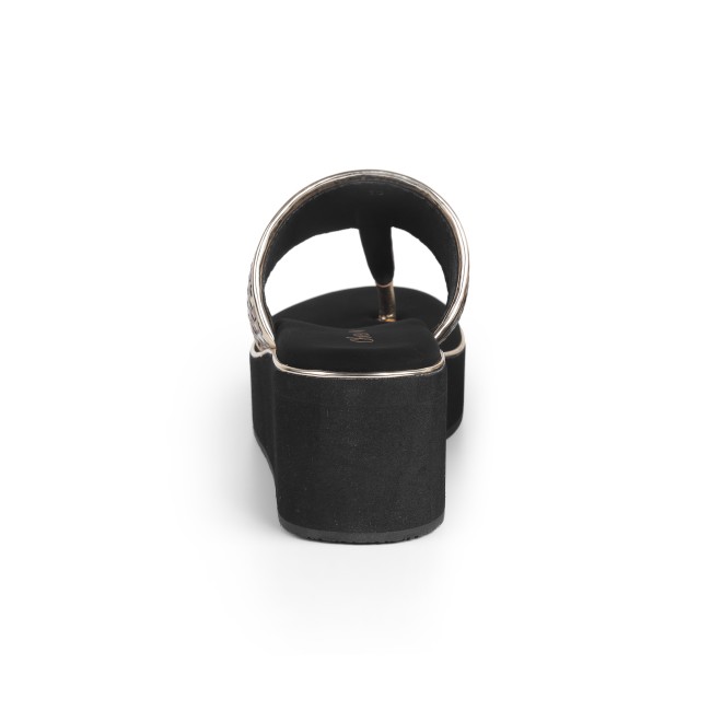 Cheemo Women Gun-metal Casual Slip Ons (SKU: 92-249-29-37)