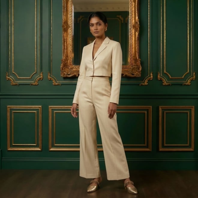 Cheemo Women Gold Wedding Slip Ons (SKU: 92-289-15-40)