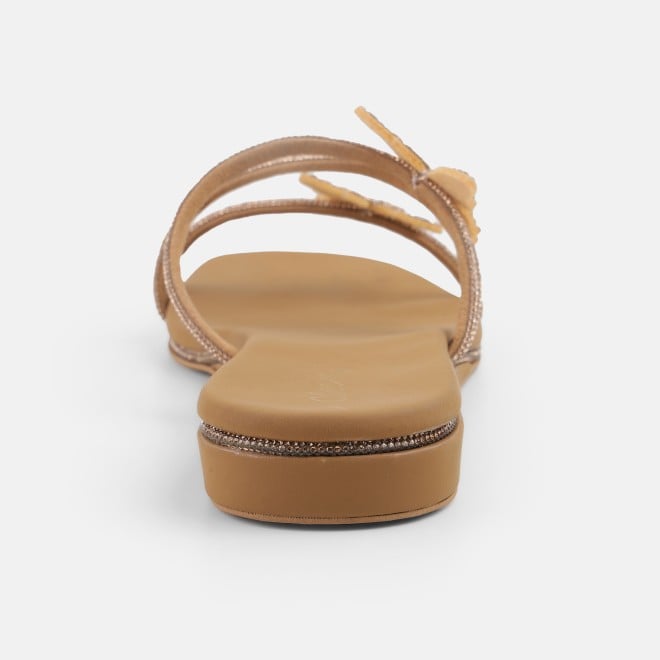 Cheemo Women Antic-gold Casual Slip Ons (SKU: 92-291L-28-42)