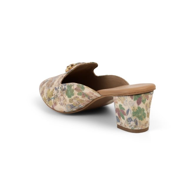 Cheemo Women Gold Casual Slip Ons (SKU: 92-302-15-37)