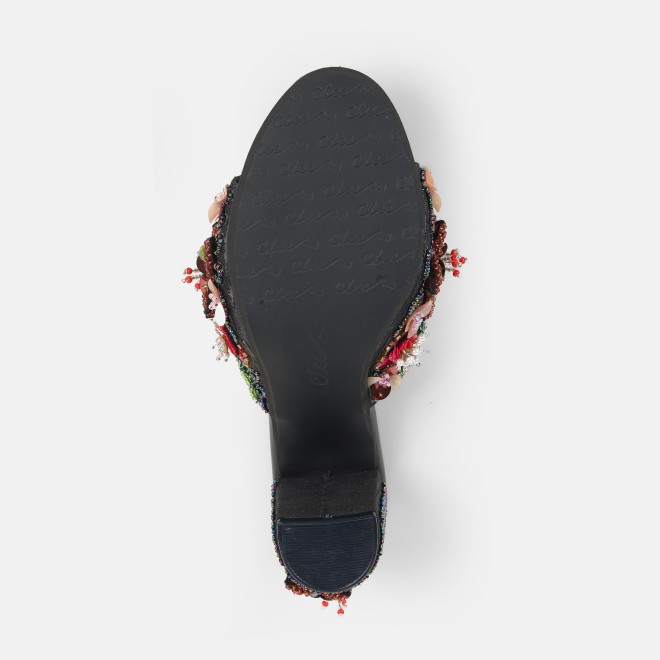 Cheemo Women Black Casual Slip Ons (SKU: 92-307-11-36)