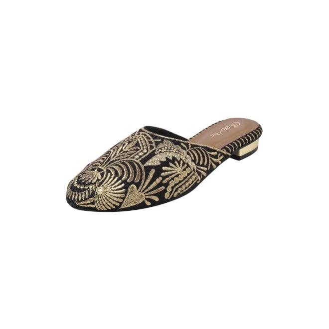 Cheemo Women Gold Wedding Slip Ons (SKU: 92-311-15-37)