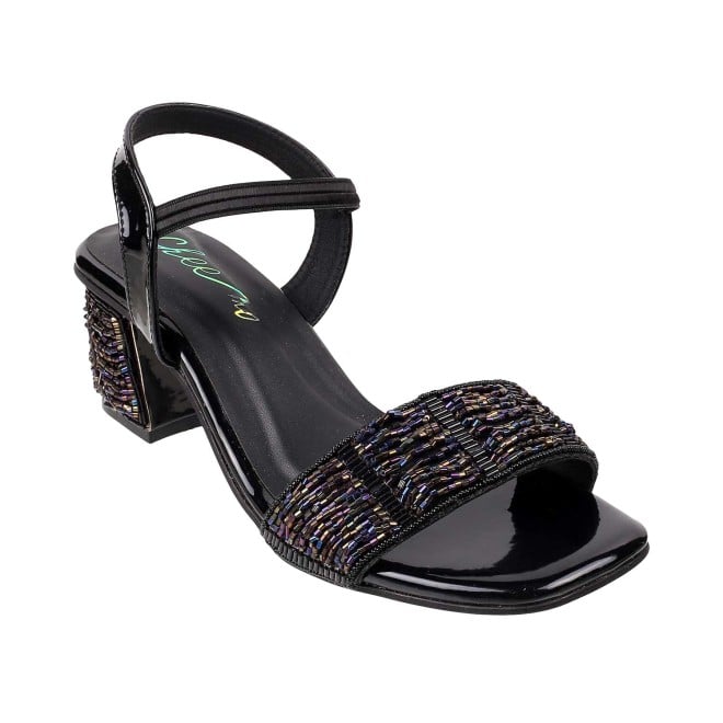 Cheemo Women Black Casual Sandals