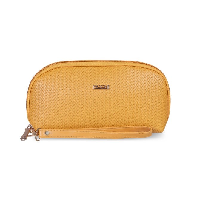 Mochi Women Yellow Womens Wallets Zip Around (SKU: 95-126-33-10)