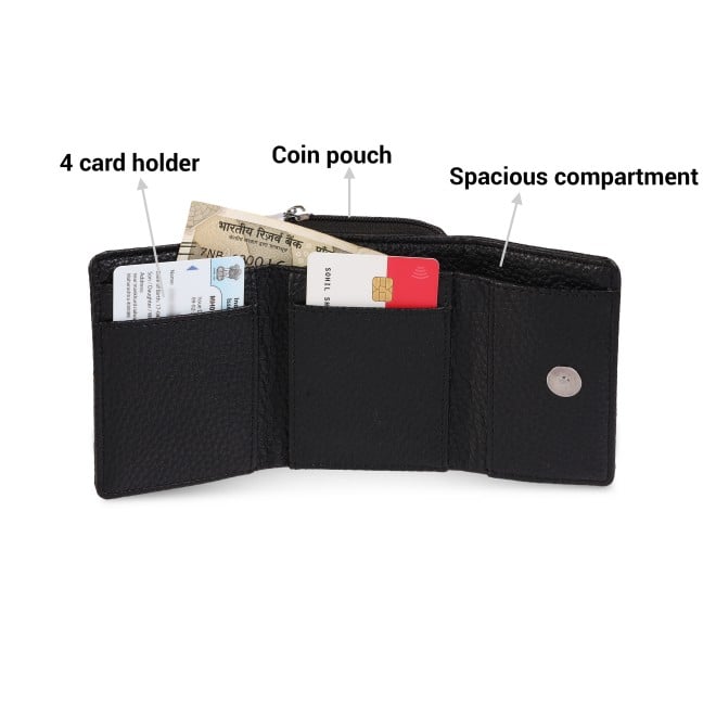 Mochi Women Black Womens Wallets Bifold (SKU: 95-132-11-10)