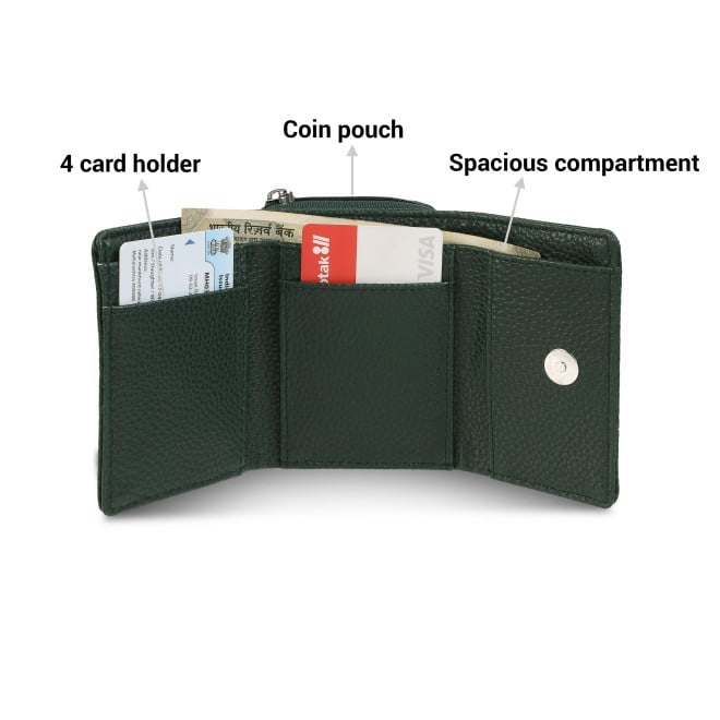 Mochi Women Green Womens Wallets Bifold (SKU: 95-132-21-10)