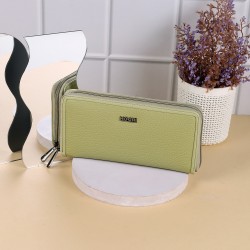 Women Green Womens Wallets Zip Around