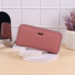 Women Peach Womens Wallets Zip Around