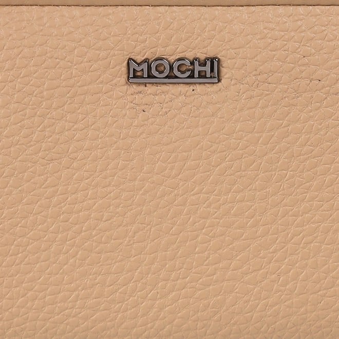 Mochi Women Beige Womens Wallets Zip Around (SKU: 95-135-20-10)