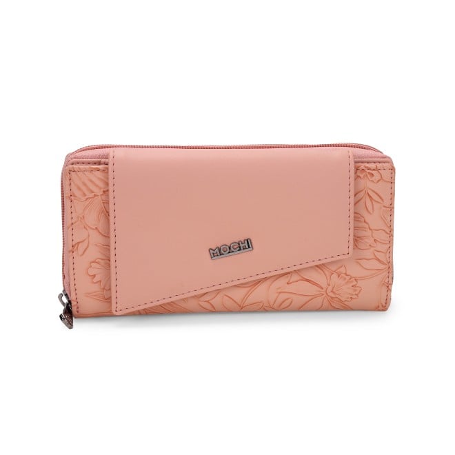 Mochi Women Peach Womens Wallets Zip Around