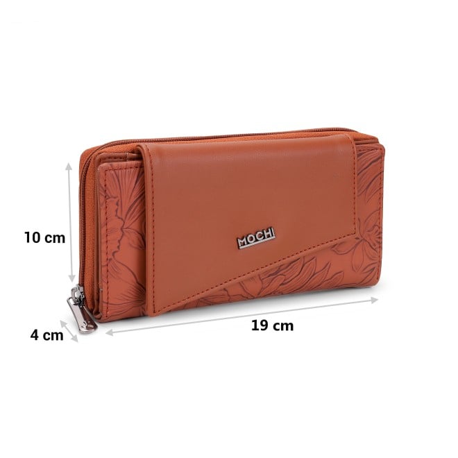 Mochi Women Tan Womens Wallets Zip Around (SKU: 95-138-23-10)