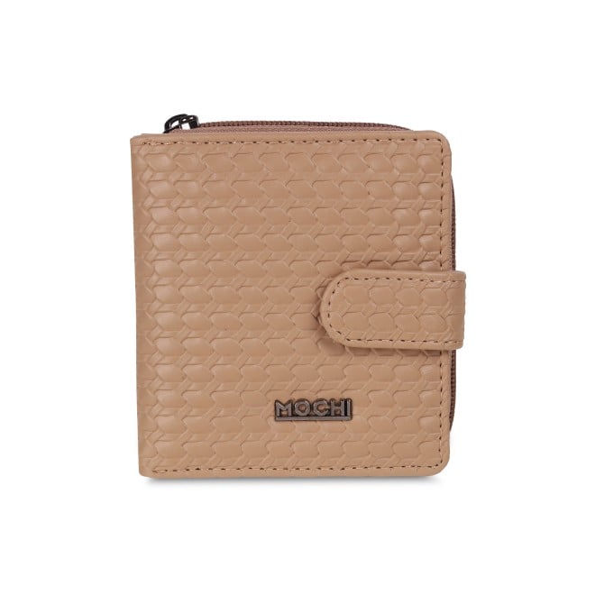 Mochi Women Beige Womens Wallets Zip Around