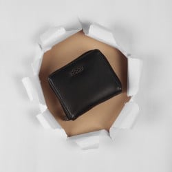 Women Black Womens Wallets Zip Around