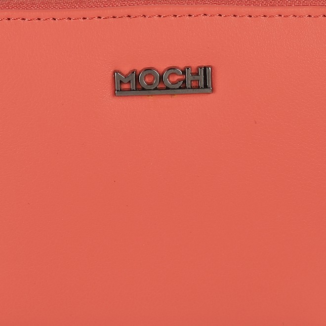 Mochi Women Orange Womens Wallets Zip Around (SKU: 95-142-25-10)