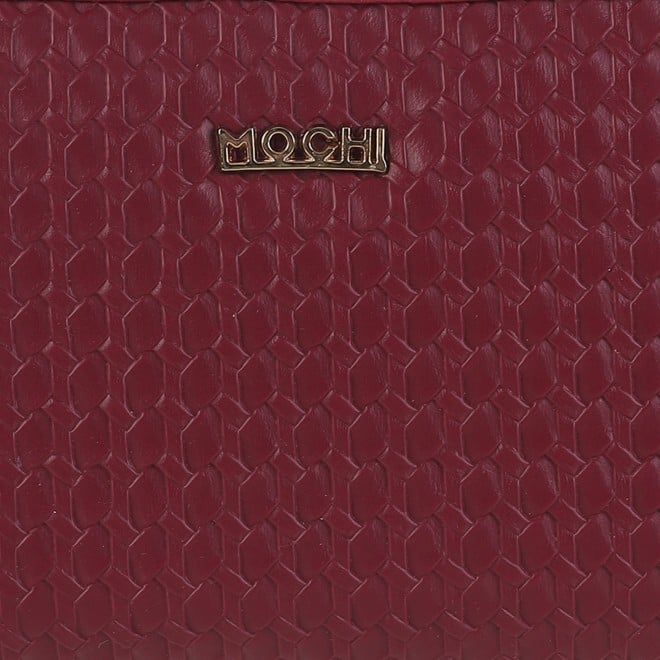 Mochi Women Maroon Wallets Zip Around (SKU: 95-149-44-10)