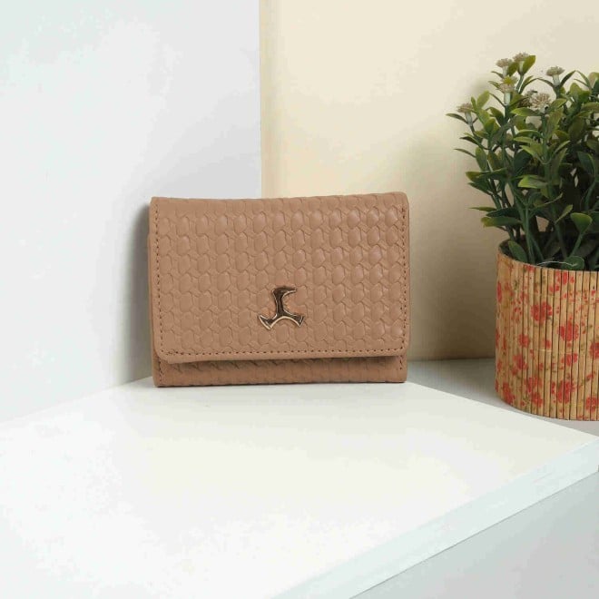 Mochi Women Beige Casual Wallet