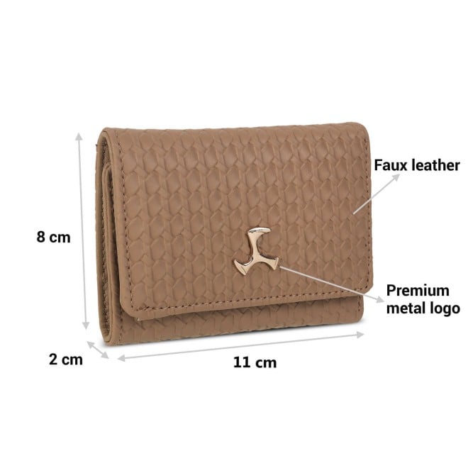 Mochi Women Beige Casual Wallet (SKU: 95-150-20-10)