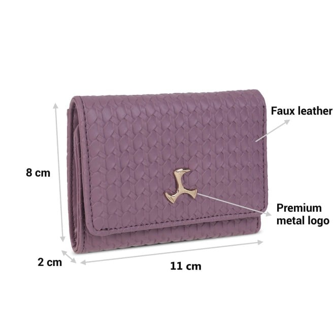 Mochi Women Purple Casual Wallet (SKU: 95-150-26-10)