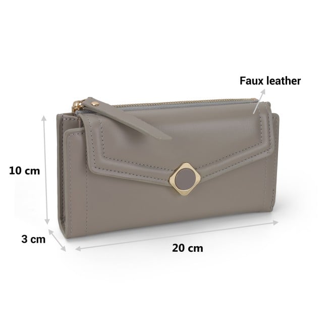 Mochi Women Grey Womens Wallets Flap Over Sling (SKU: 95-153-14-10)
