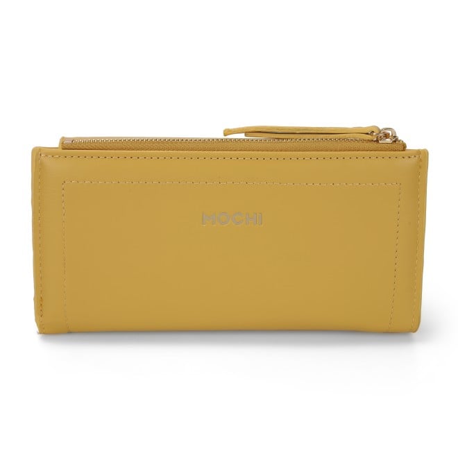 Mochi Women Yellow Womens Wallets Flap Over Sling (SKU: 95-153-33-10)