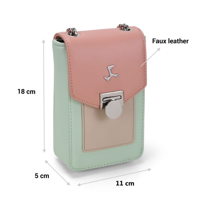 Mochi Women Light-Green Womens Mobile Covers Sling Bags (SKU: 95-155-60-10)