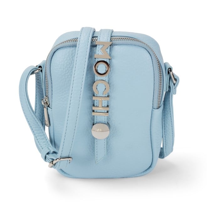 Mochi Women Blue Hand Bags Zip Top Sling