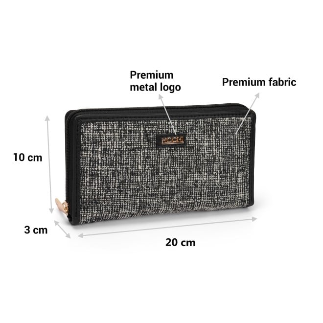 Mochi Women Black Womens Wallets Zip Around (SKU: 95-169-11-10)
