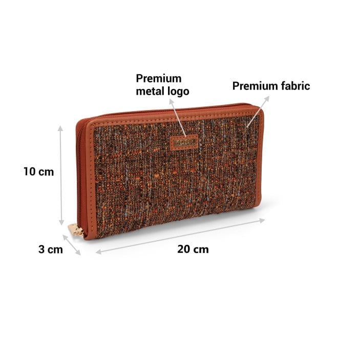 Mochi Women Tan Womens Wallets Zip Around (SKU: 95-169-23-10)