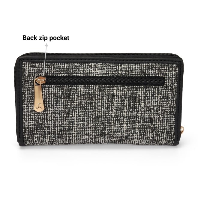 Mochi Women Black Womens Wallets Zip Around (SKU: 95-169-11-10)
